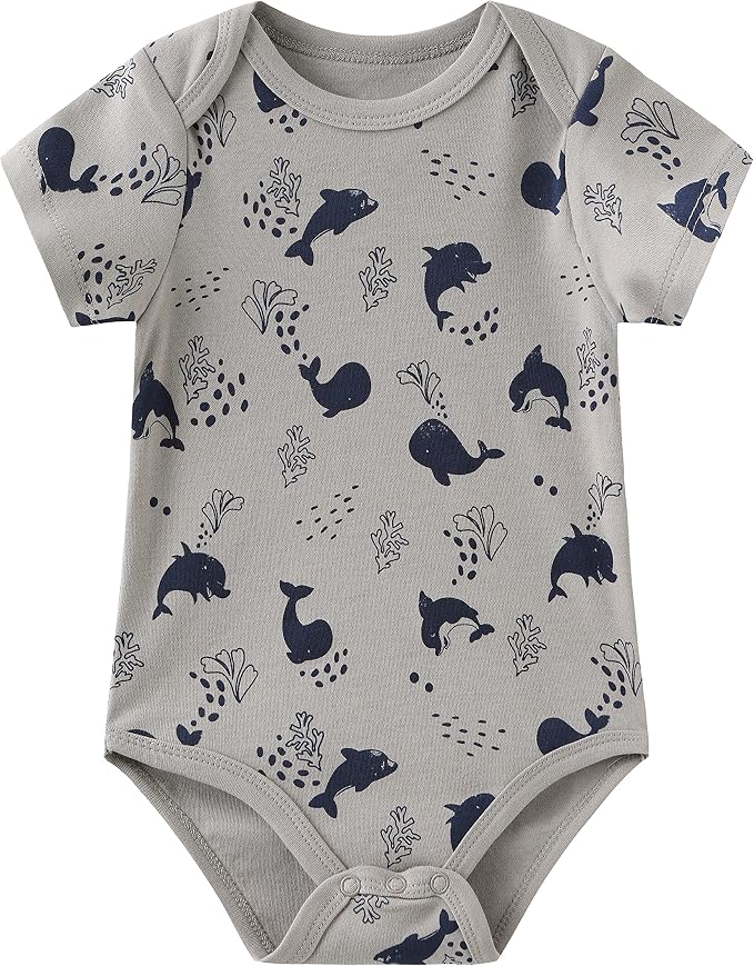 Baby Layette Set Baby Boys' 9-Piece Bodysuits Pants Set Toddler Girl Boy Unisex - Image 5