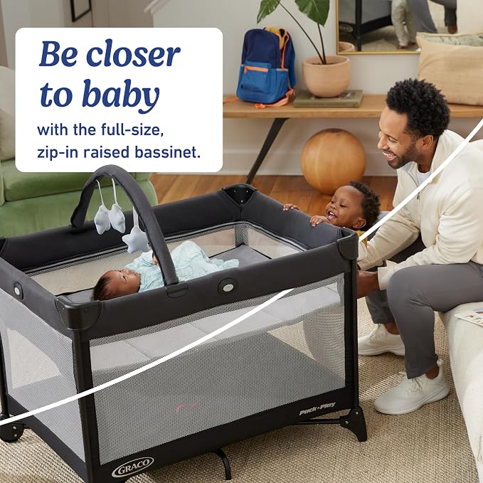 Graco On The Go Zip DLX Pack ‘n Play Playard, Folding Playpen - Image 3