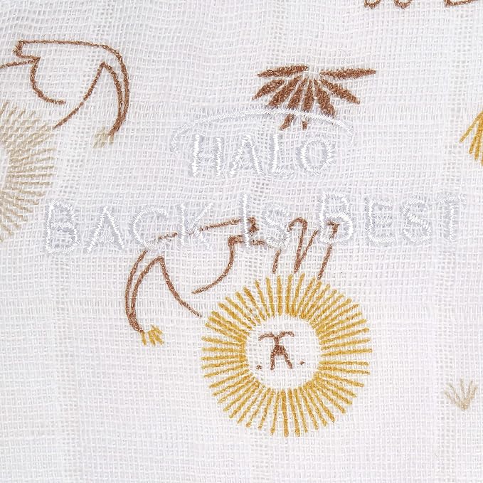 HALO 100% Cotton Sleepsack Swaddle, 3-Way Adjustable Wearable Blanket, TOG 1.5 - Image 2