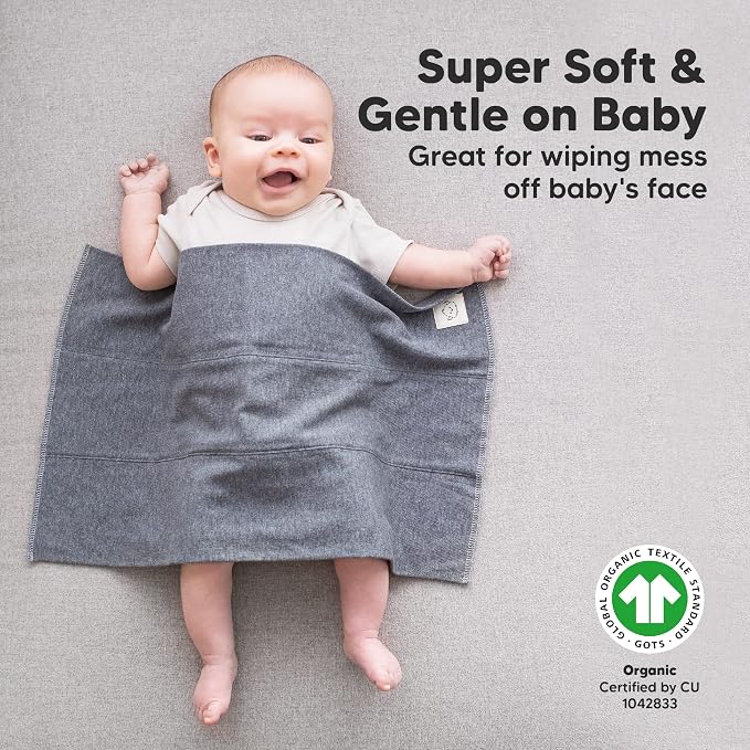 Organic Burp Cloths Baby Boy, Girl - Image 3