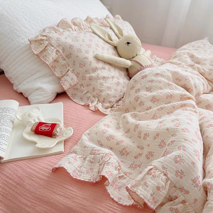 BuLuTu Cotton Muslin Kids Toddler Pillowcase - Image 6