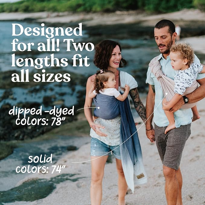 Nalakai Ring Sling Baby Carrier, Soft Linen Baby Sling, Baby Wrap, and Giving - Image 9