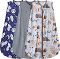3 Pack Baby Sleep Sack 100% Rayon Cotton Baby Sleeping Bag 2-Way Zipper Toddler by BSTOPPT