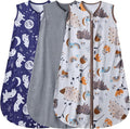 3 Pack Baby Sleep Sack 100% Rayon Cotton Baby Sleeping Bag 2-Way Zipper Toddler by BSTOPPT