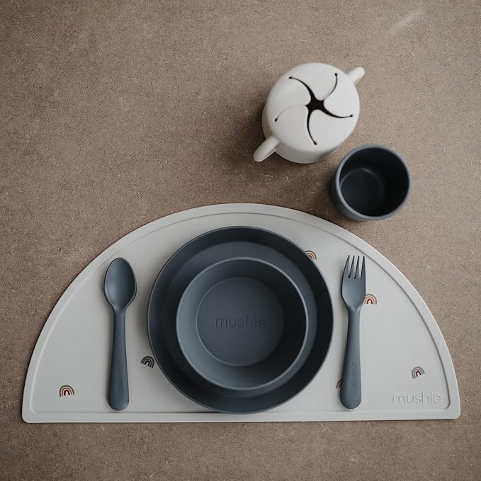 mushie Flatware Fork and Spoon Set - Image 2