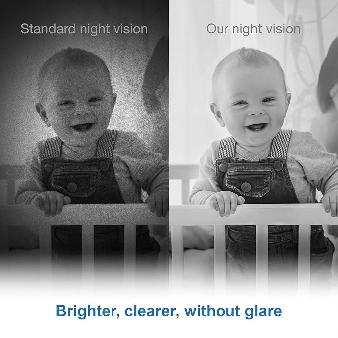 VTech VM350-2 Baby Monitor, 2 Cameras, 1000ft Range, Night Vision, 2-Way Audio - Image 11