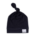 Copper Pearl Baby Beanie Hat Top Knot Stretchy Soft Midnight by CopperPearl