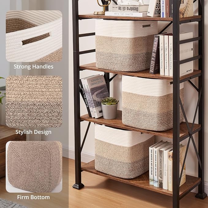 OIAHOMY 13 Kallax Inch Cube Storage Bins, Kallax Insert Storage Baskets - Image 3