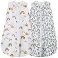 2 Pack Baby Sleep Sack 12-18 Months 100% Organic Cotton Muslin Baby Sleeping by BSTOPPT