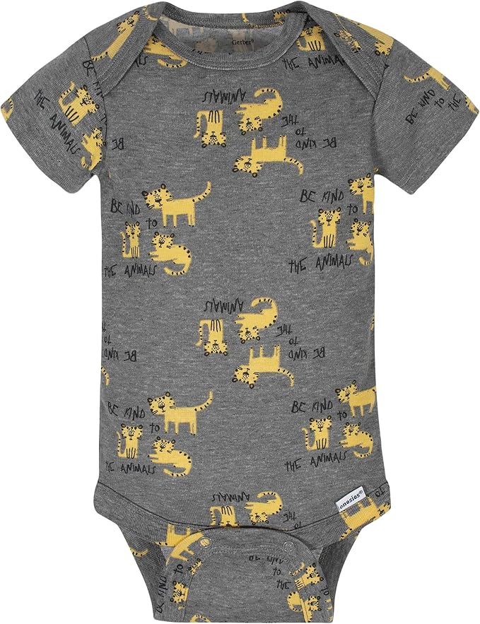 Gerber unisex-baby 8-pack Short Sleeve Onesies Bodysuits - Image 3
