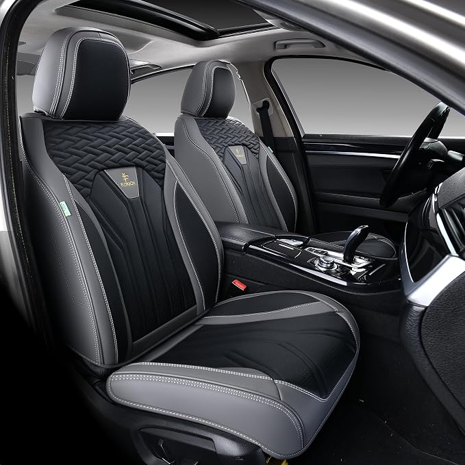 FLORICH Seat Covers for Cars, Waterproof Seat Covers, Leather Car Seat Covers 2 by FLORICH