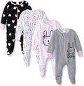 Gerber Baby Girls 4 Pack Sleep 'N Play Footie by Gerber