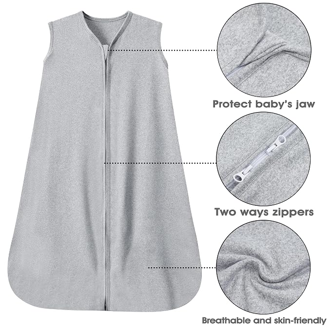 Baby Sleep Sack 12-18 Months Baby Wearable Blanket 100% Rayon Cotton 2-Way - Image 5