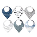 Copper Pearl 6 Pack Soft Cotton Baby Bibs by CopperPearl