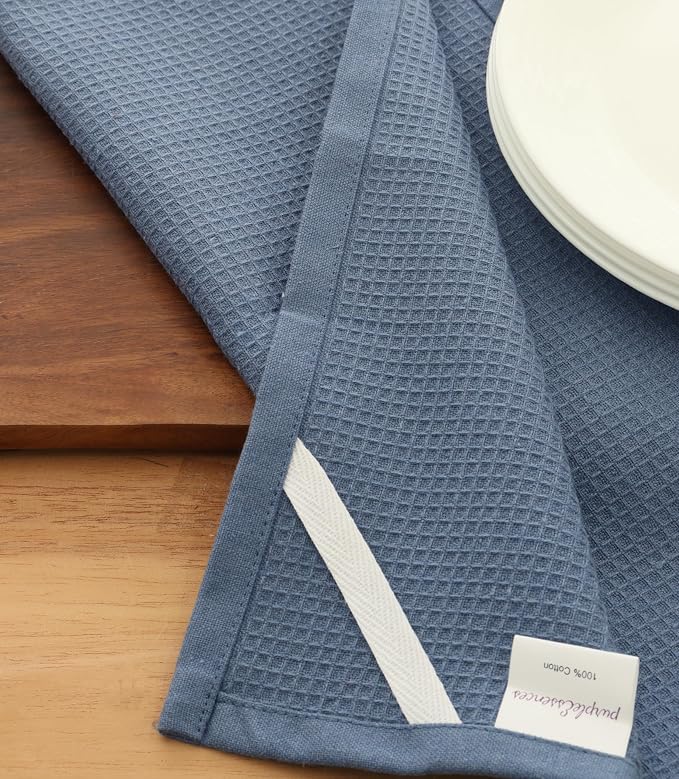 PurpleEssences Waffle Weave Kitchen Towel, 100% Cotton - Image 6