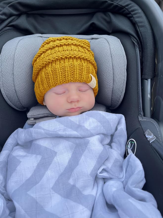 Funky Junque Baby Winter Hat – Cute Newborn Hats, Cozy Warm Infant Beanie - Image 5