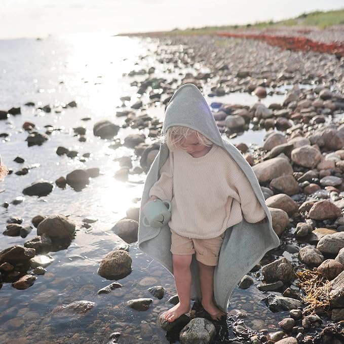 mushie Baby Hooded Towel | Organic Cotton - Image 5