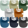 8-Pack Organic Baby Bibs for Girls, Boys by KeaBabies