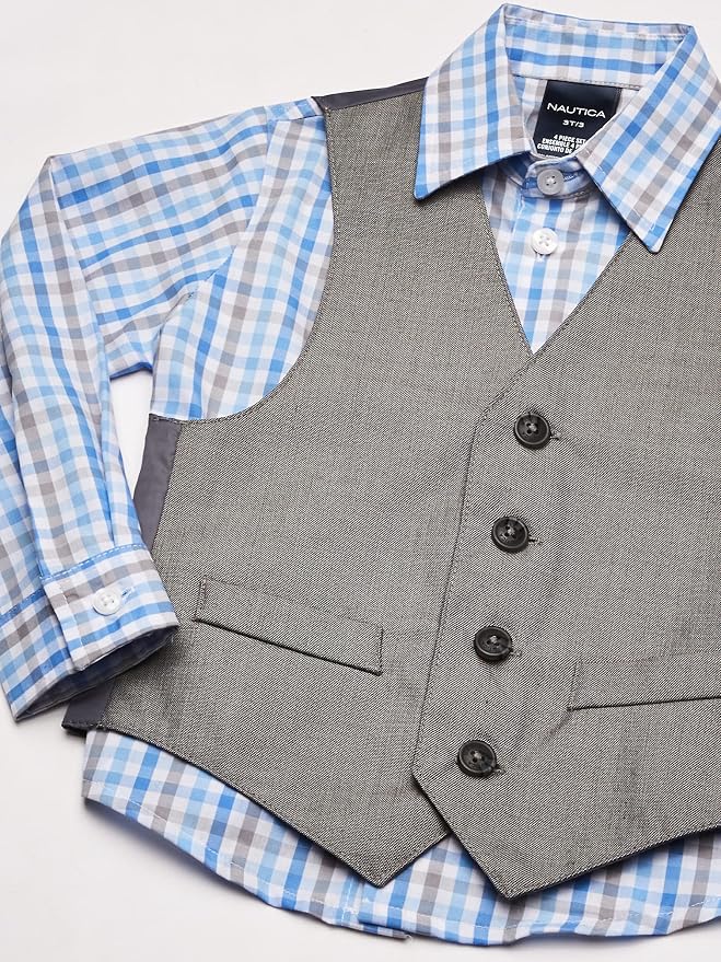 Nautica Boys' 4-Piece Formal Suit Set - Image 2