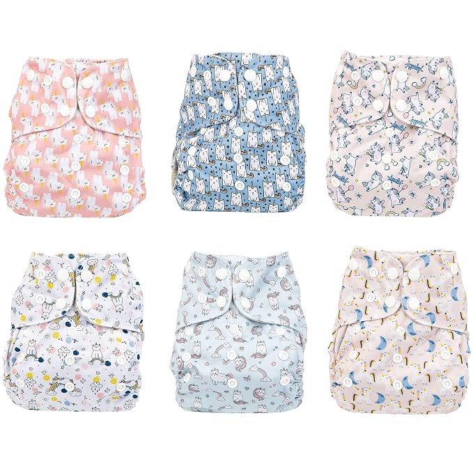 Simple Being Reusable Cloth Diapers, Double Gusset, One Size Adjustable - Image 3