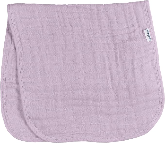 Gerber Baby Unisex Muslin Burp Cloths 6-Pack, Large Size 20" x 10" - Image 5