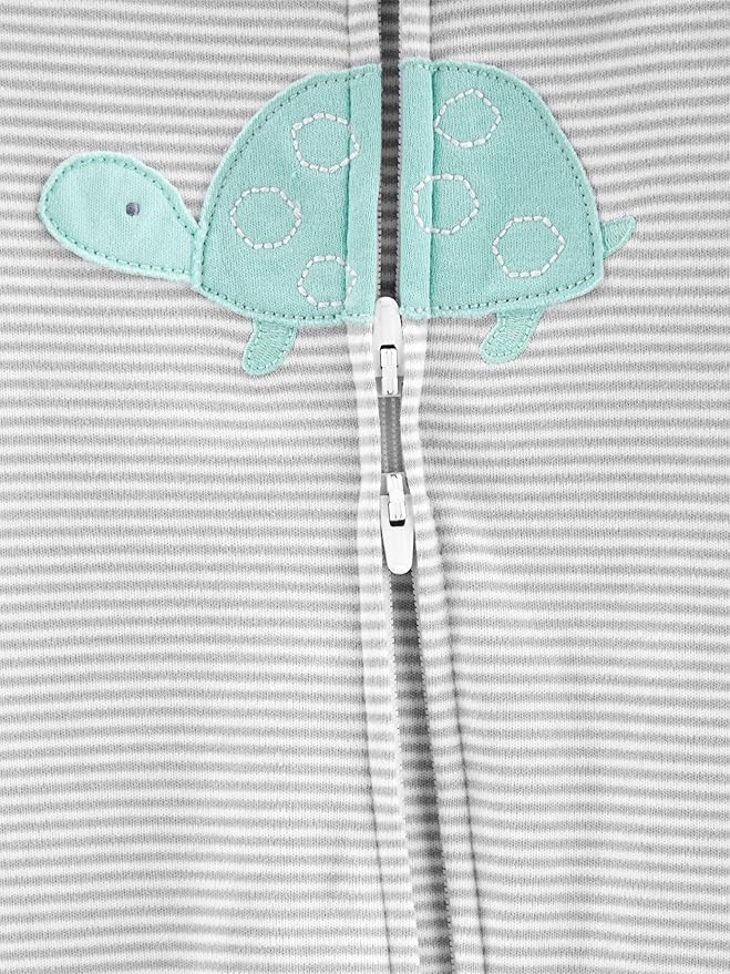Simple Joys by Carter's Baby Neutral 2-Pack Cotton Footed Sleep and Play - Image 3