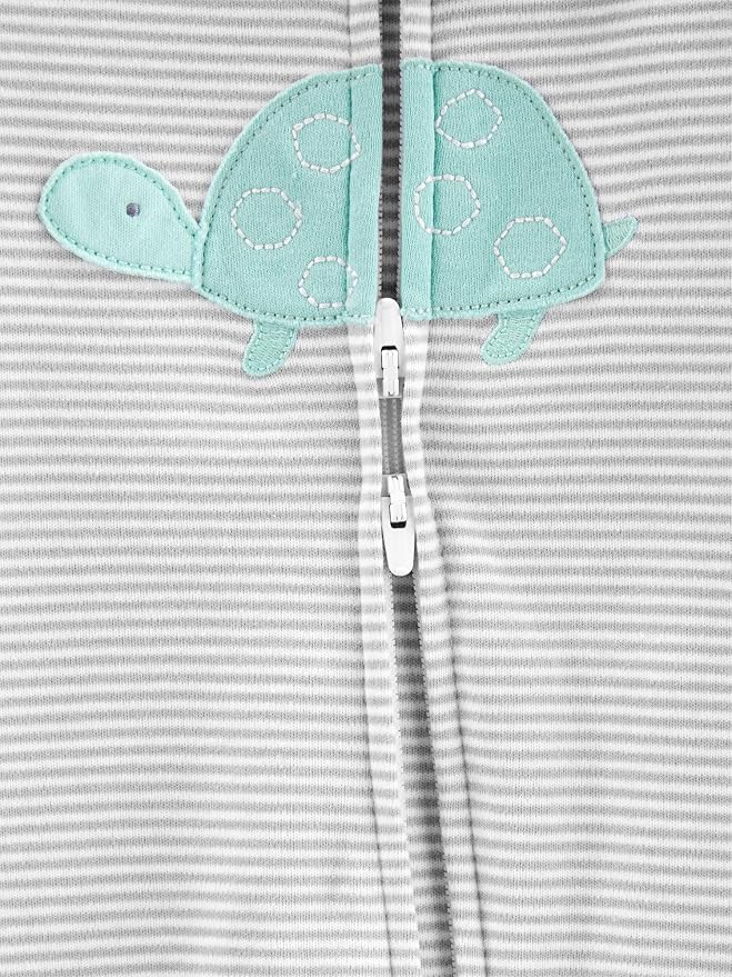 Simple Joys by Carter's Baby Neutral 2-Pack Cotton Footed Sleep and Play - Image 3