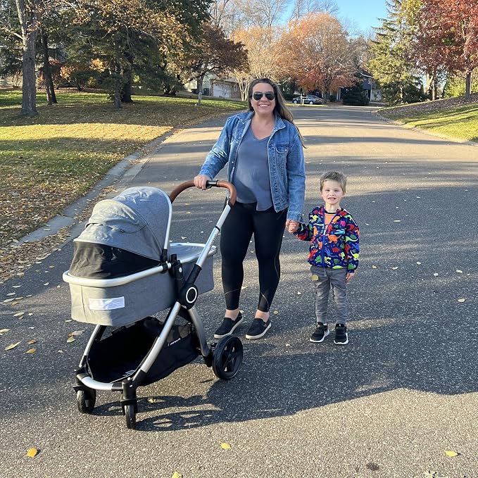 Mompush Ultimate2 Baby Stroller, Premium Convertible Full-Size Stroller - Image 8