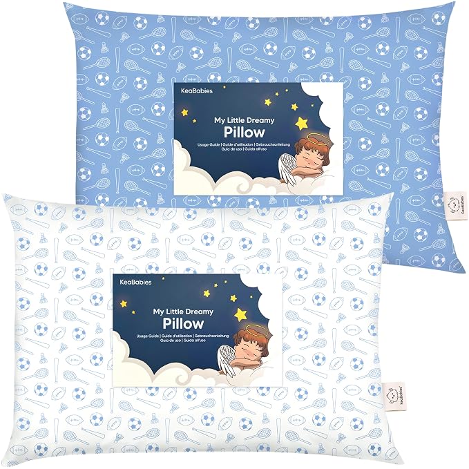 KeaBabies 2-Pack Toddler Pillow 13x18 by KeaBabies