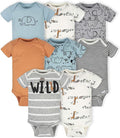 Gerber unisex-baby 8-pack Short Sleeve Onesies Bodysuits by Gerber