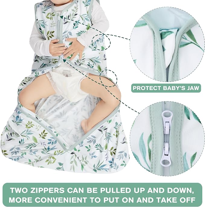 3 Pack Baby Sleep Sack 18-24 Months 100% Rayon Cotton Baby Sleeping Bag 2-Way - Image 4