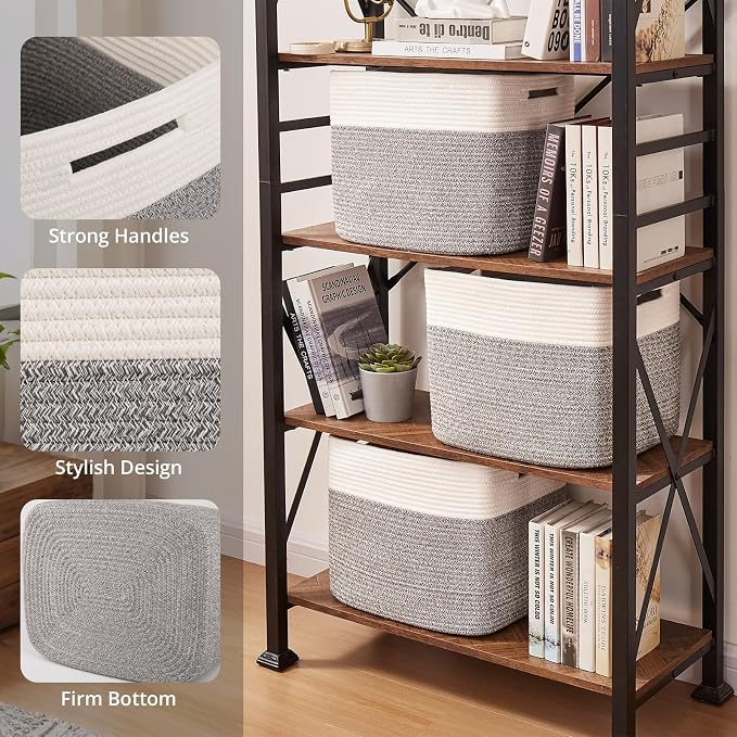 OIAHOMY 13 Kallax Inch Cube Storage Bins, Kallax Insert Storage Baskets - Image 3