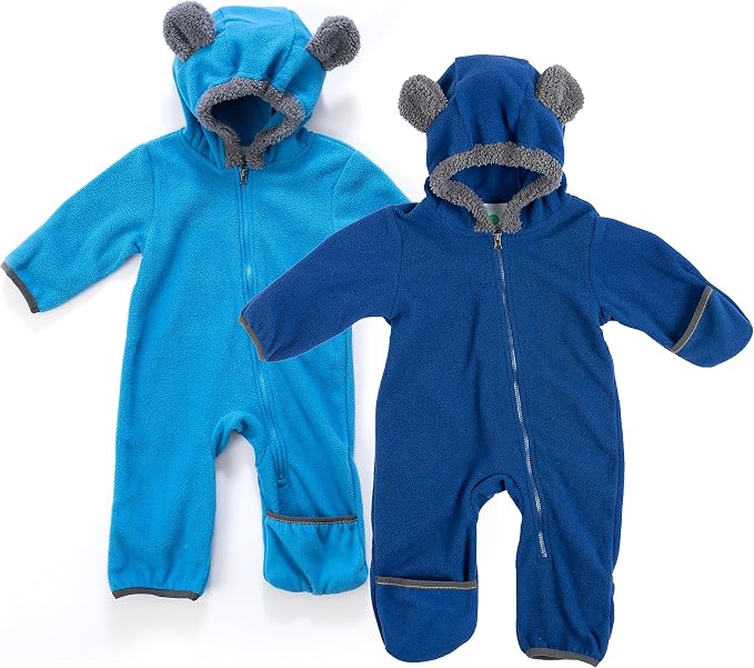 Cuddle Club Fleece Baby Bunting Bodysuit by CuddleClub