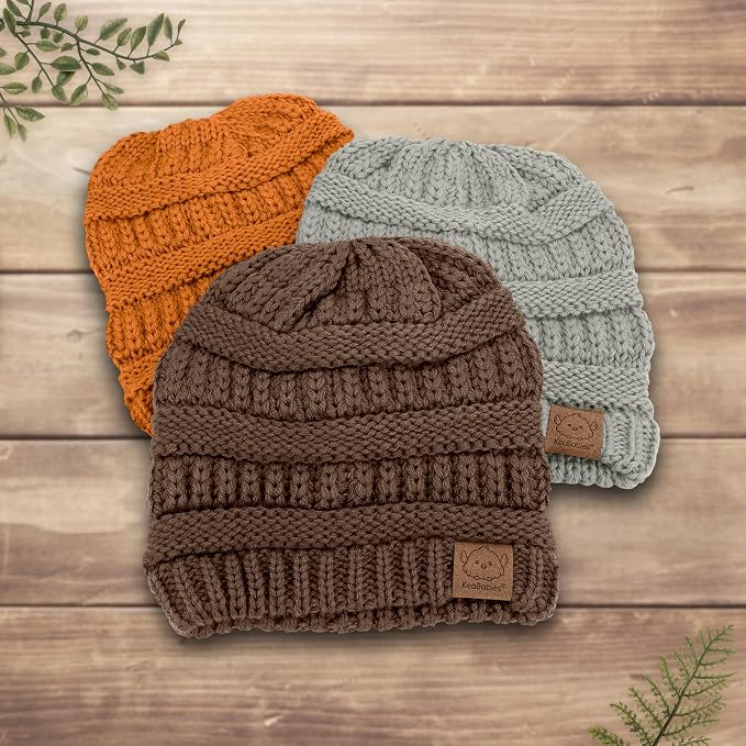 3-Pack Baby Beanies for Boys, Girls - Image 9
