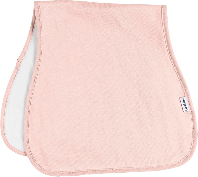 Gerber Baby Unisex Burp Cloths 5-Pack, Size 10.5" x 21" - Image 2