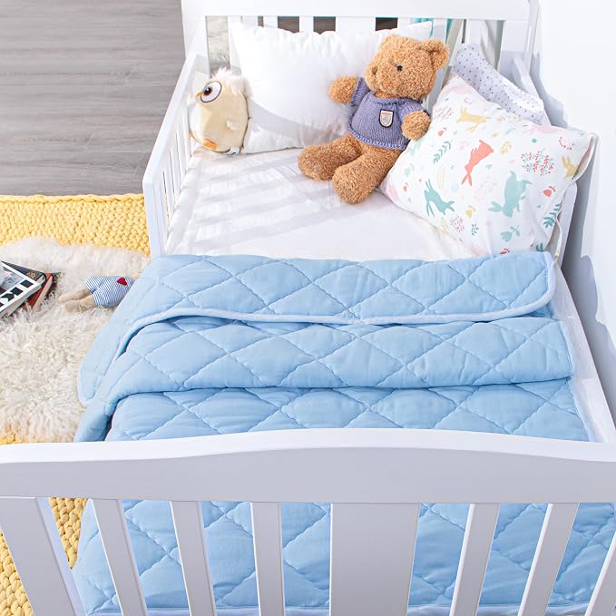 NTBAY Down Alternative Oversized Toddler Comforter, Super Soft and Warm Solid - Image 4