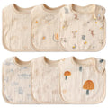 Zainpe 6Pcs Snap Muslin Cotton Baby Bibs Rabbit Bear Sheep Pattern Bandana by Zainpe