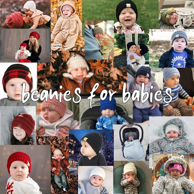 Funky Junque Baby Winter Hat – Cute Newborn Hats, Cozy Warm Infant Beanie - Image 9