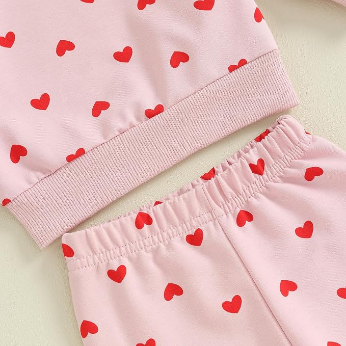 Fernvia Toddler Baby Girl Clothes 3 6 9 12 18 24 Months Fall Outfits Solid Long - Image 6