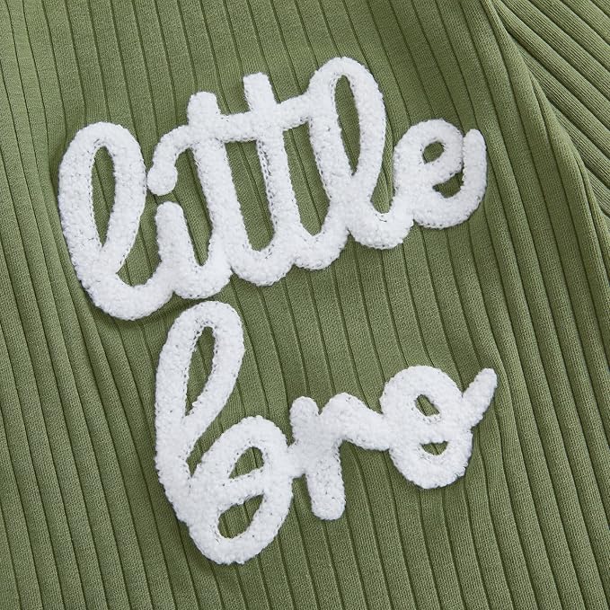 Fernvia Newborn Baby Boy Clothes Letters Print Bodysuit 3 6 9 12 18 Months Long - Image 4