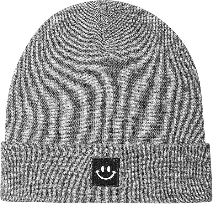 Baby Beanie Knit Ski Hat with Cute Face by Paladoo