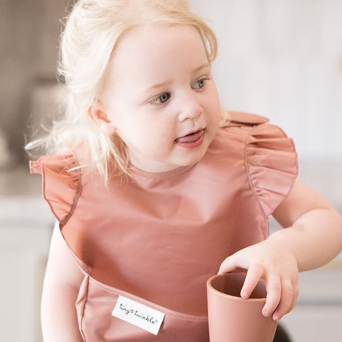 Tiny Twinkle Mess Proof Baby Bibs - Image 3