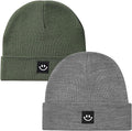 2Pack Baby Beanie Knit Toddler Hat by Paladoo