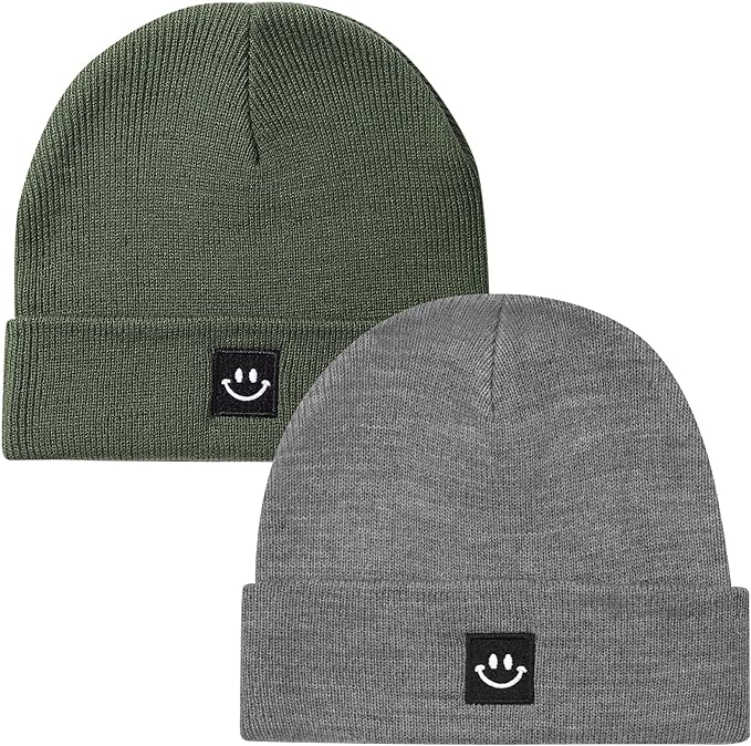 2Pack Baby Beanie Knit Toddler Hat by Paladoo
