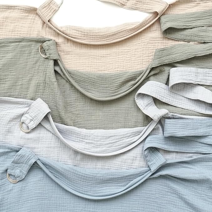 Muslin Nursing Covers for Breastfeeding, Privacy Breast Feeding Cover - Image 3