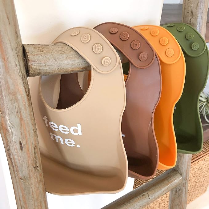 Denver James Silicone Feeding Bibs | Dishwasher Safe. Waterproof. Adjustable. - Image 4