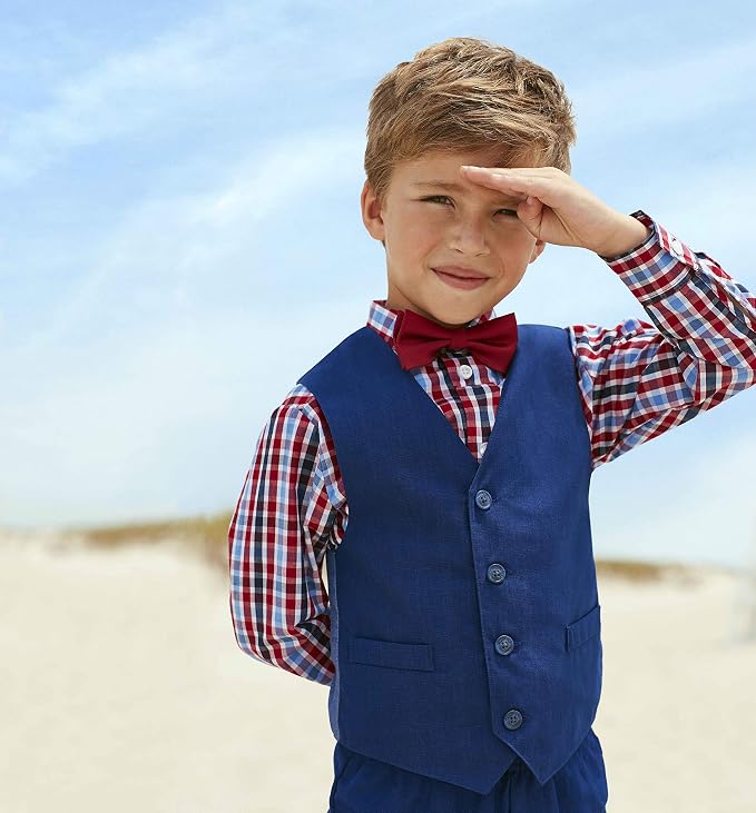 Nautica Boys' 4-Piece Formal Suit Set - Image 2