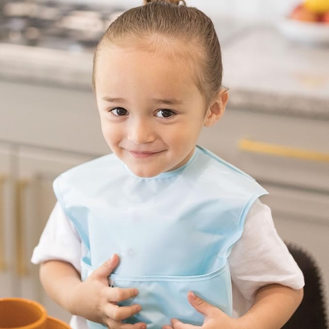 Tiny Twinkle Mess Proof Baby Bibs - Image 4