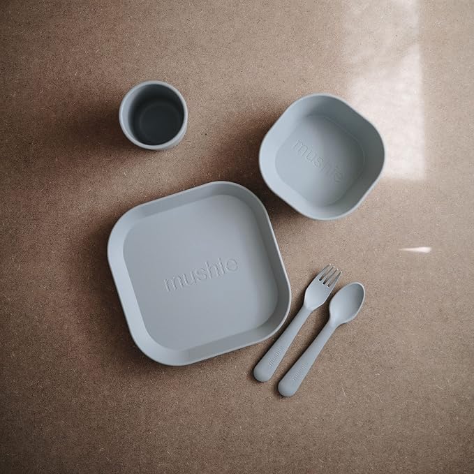 mushie Square Dinnerware Bowls for Kids | Made in Denmark - Image 4