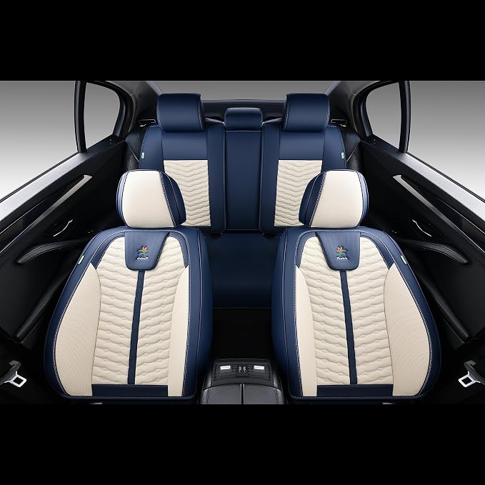 FLORICH Seat Covers for Cars, Seat Covers Full Set 5 Seats, Waterproof Leather - Image 5